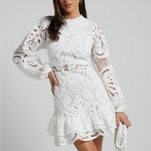 Kiss Me Now Showpo White Dress